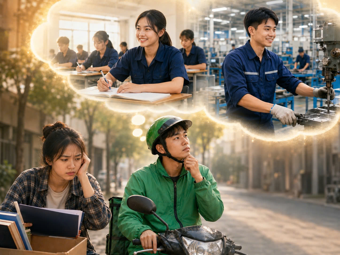 Người trẻ đã tốt nghiệp muốn học thêm kỹ năng nghề